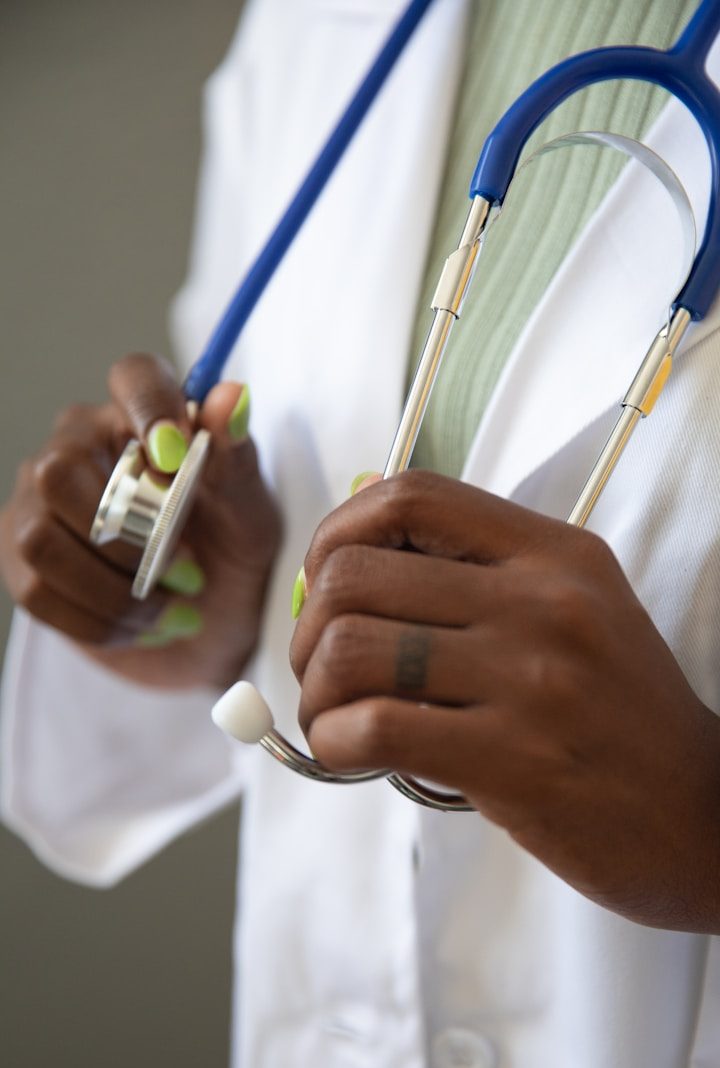 a doctor holding a stethoscope